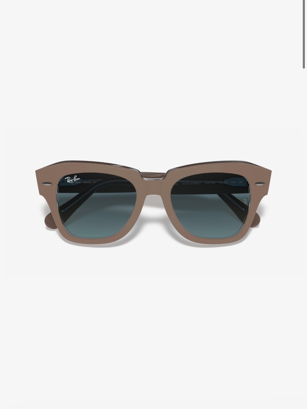 Ray-Ban RB2186 STATE STREET SUNGLASSES BEIGE